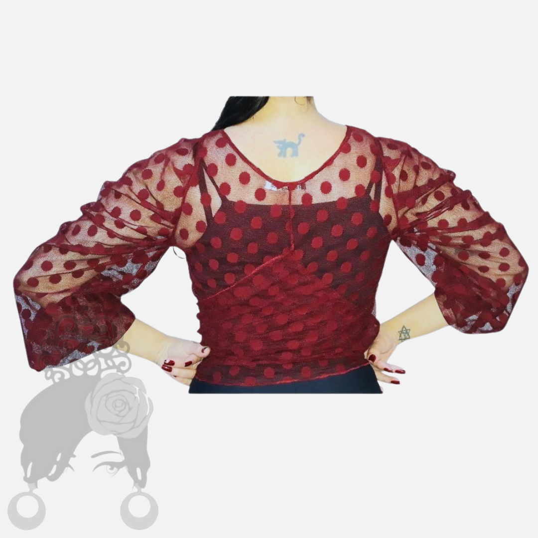 Blusa de tul Levanticas