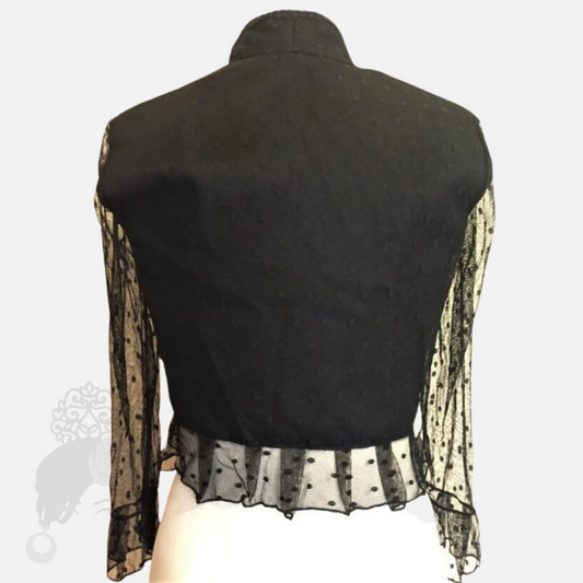 Bolero Joys de tul negro