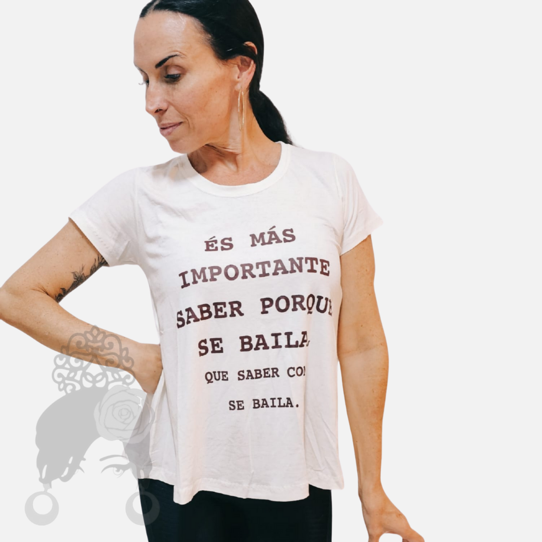 Camiseta de manga corta ¿Por qué bailar?