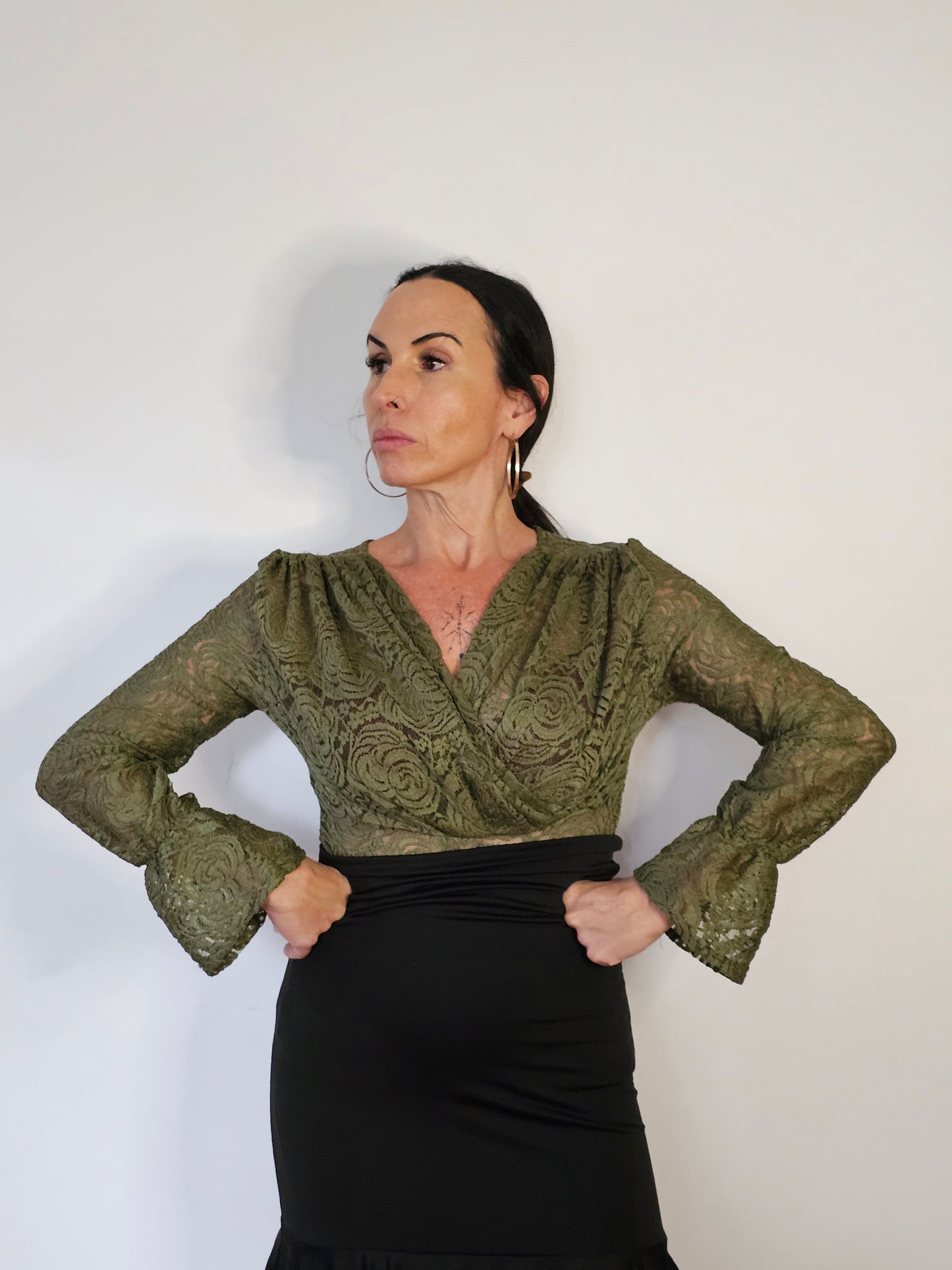 Blusa de encaje Lucena