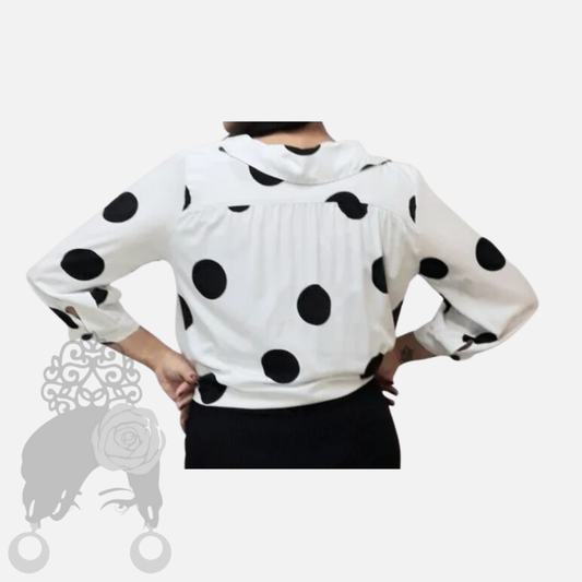 Blusa de bolas de milonga