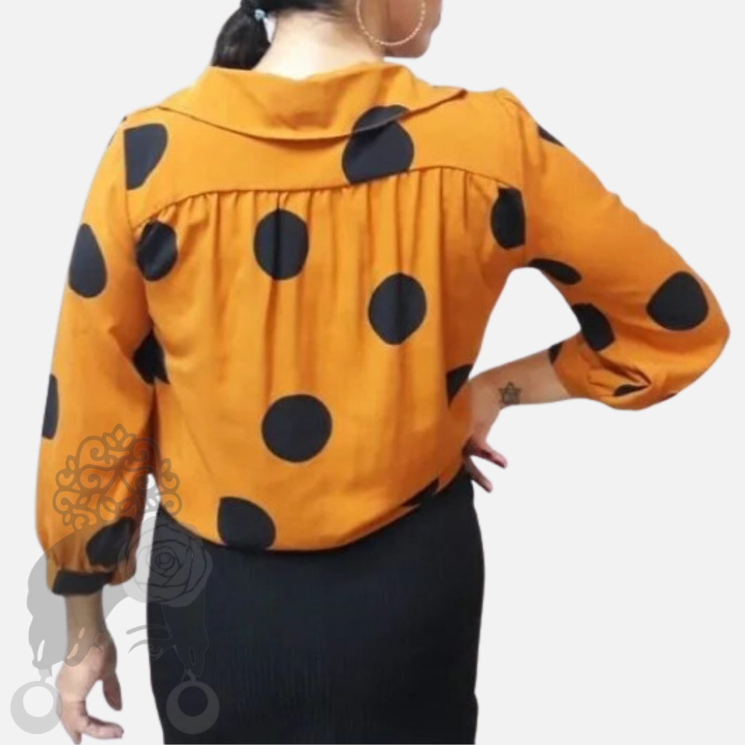 Blusa de bolas de milonga