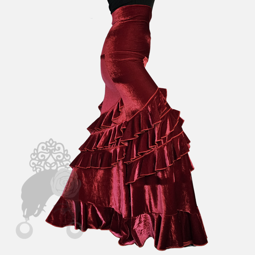 Cabales Velvet Skirt