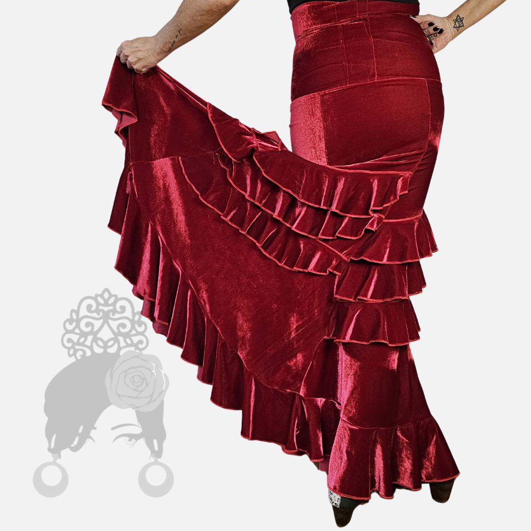 Cabales Velvet Skirt
