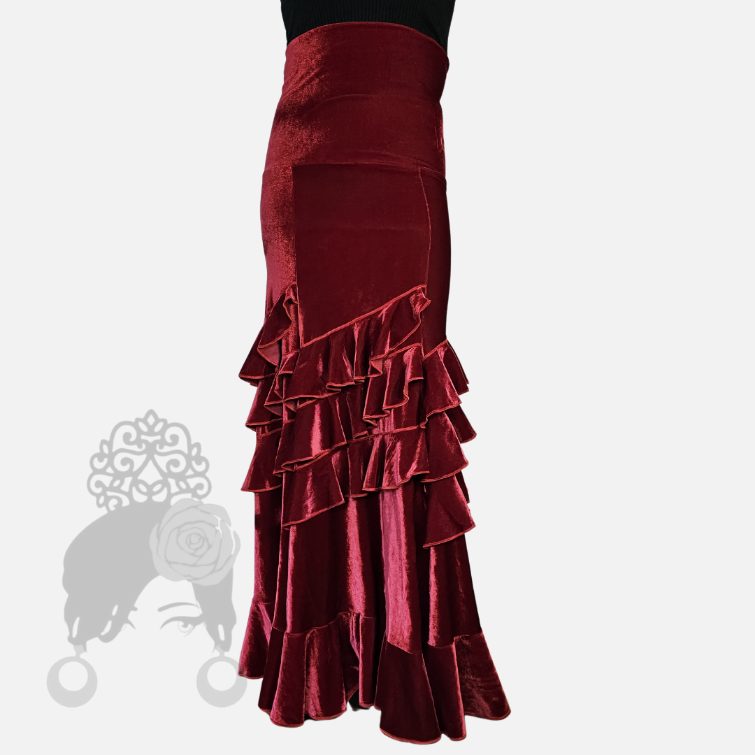 Cabales Velvet Skirt