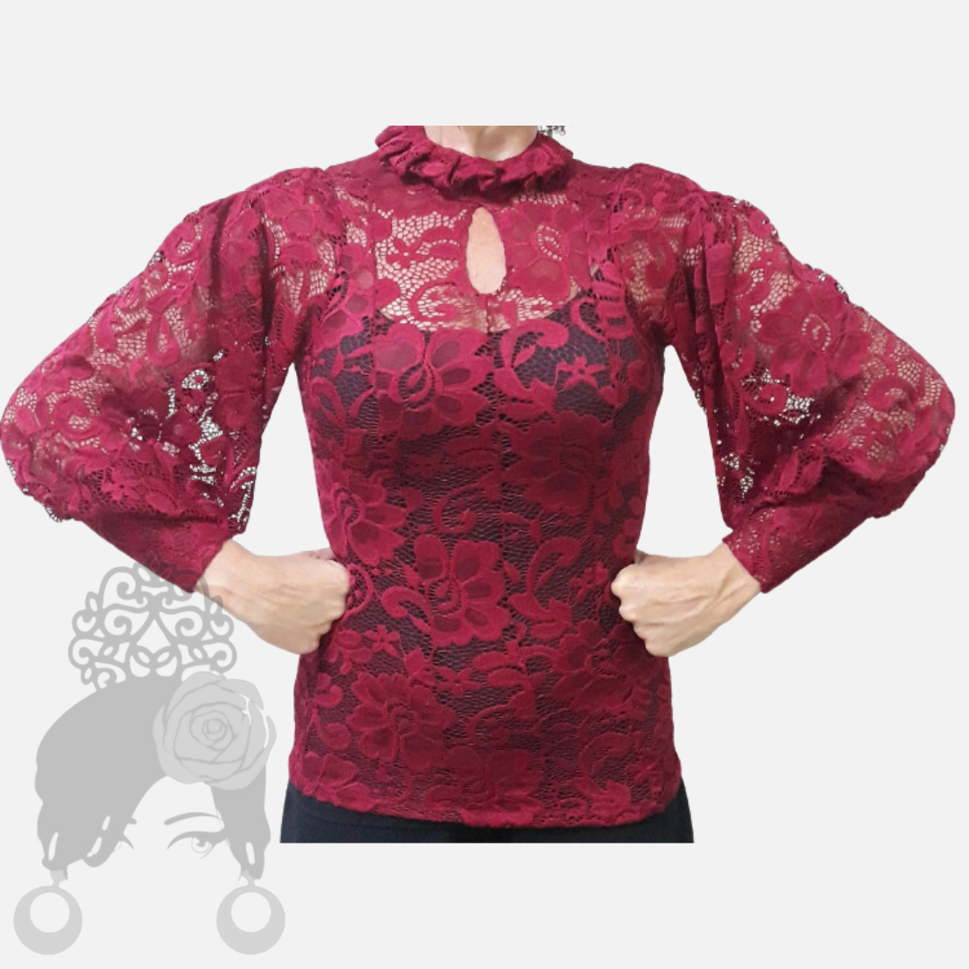 Blusa de encaje Fandangos