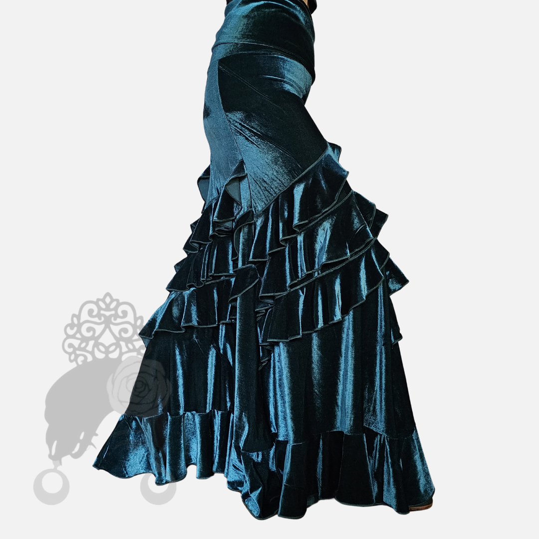 Cabales Velvet Skirt