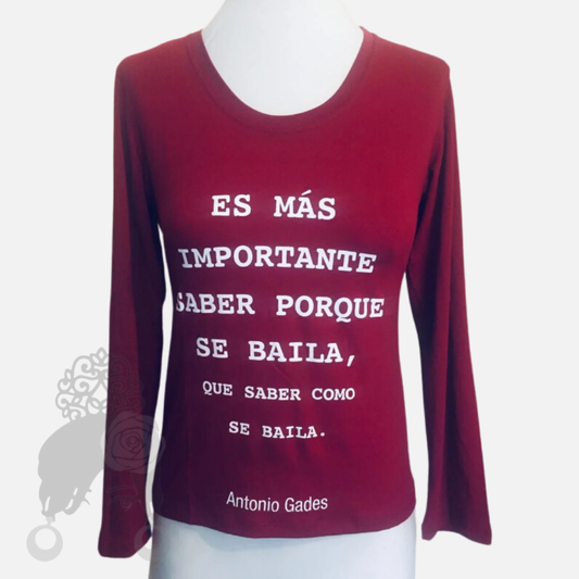 T-shirt Because we dance