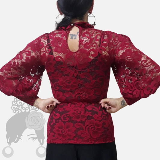 Blusa de encaje Fandangos
