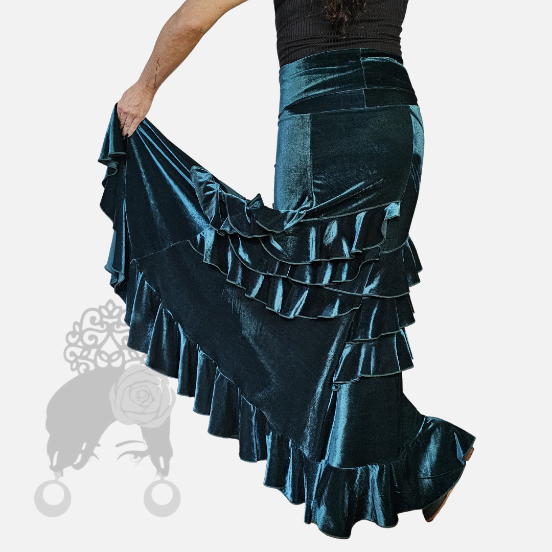 Cabales Velvet Skirt