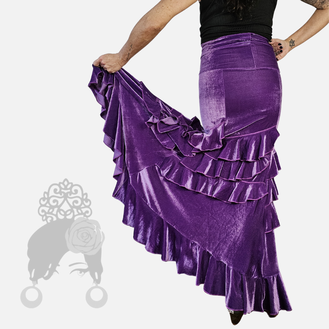 Cabales Velvet Skirt