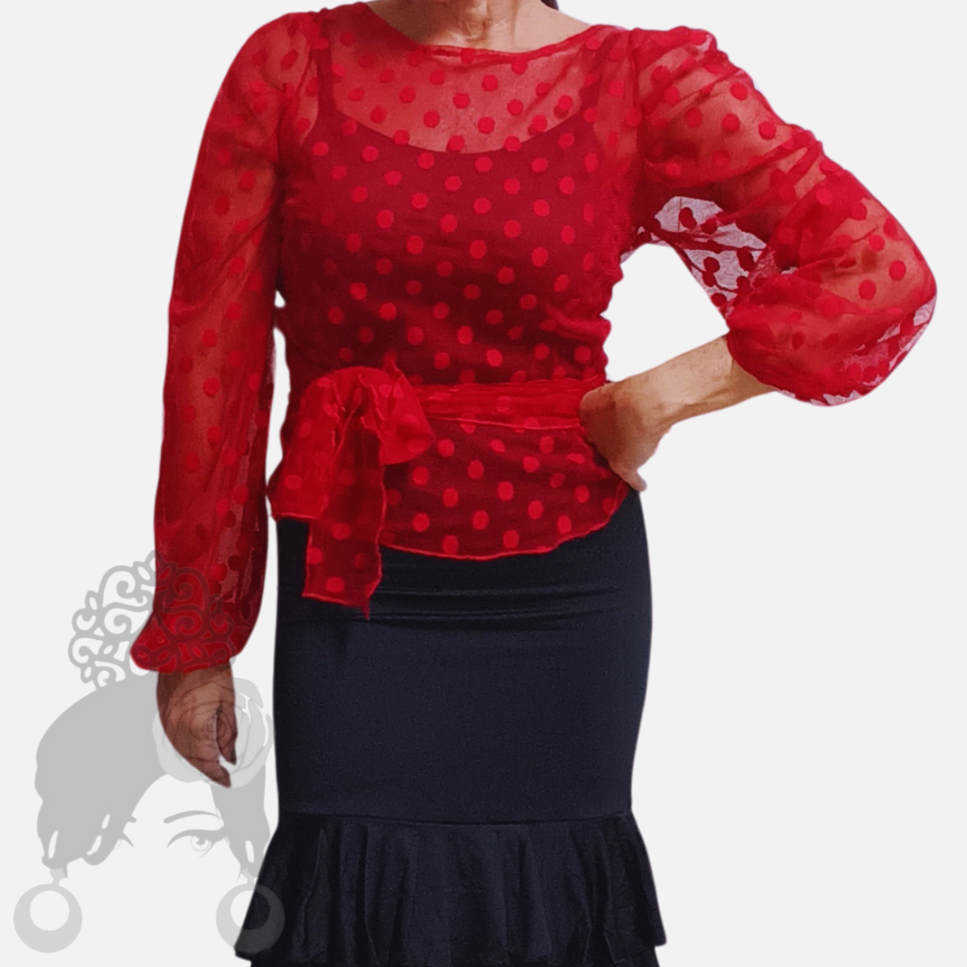 Blusa de tul Levanticas