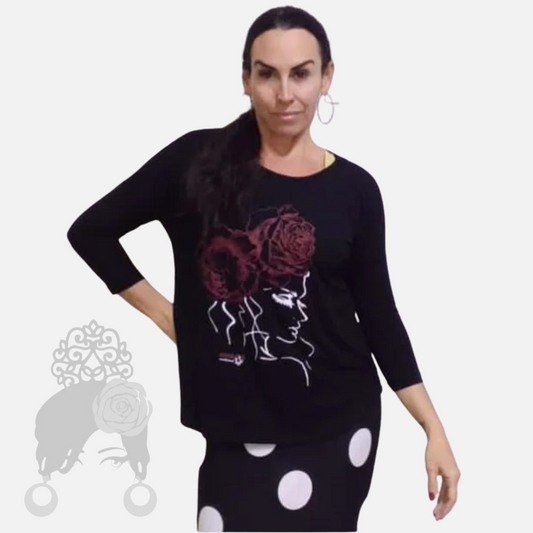 La Tarara 7/8 Sleeve T-Shirt