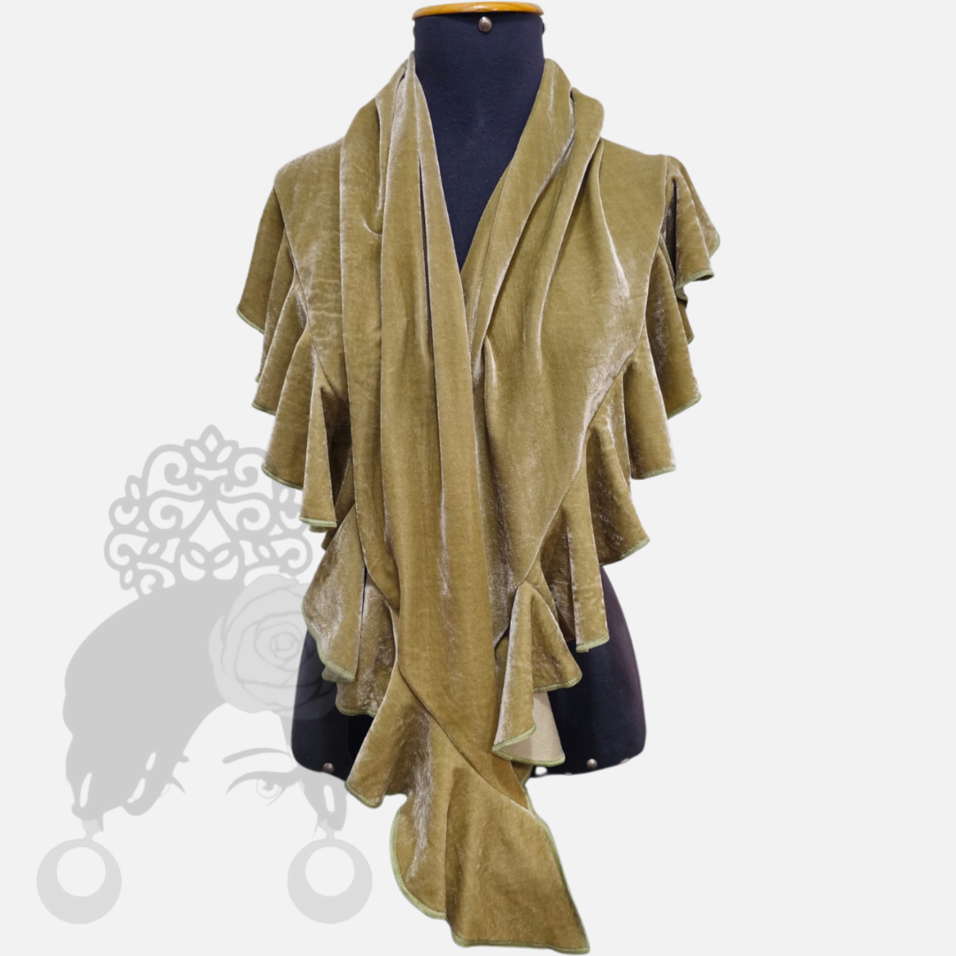 Velvet Peak with Ruffles