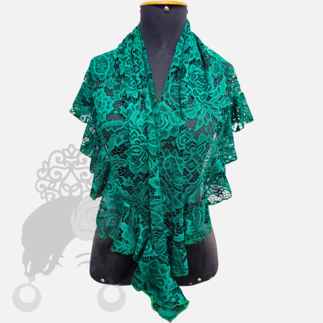 Ruffled Lace Pico