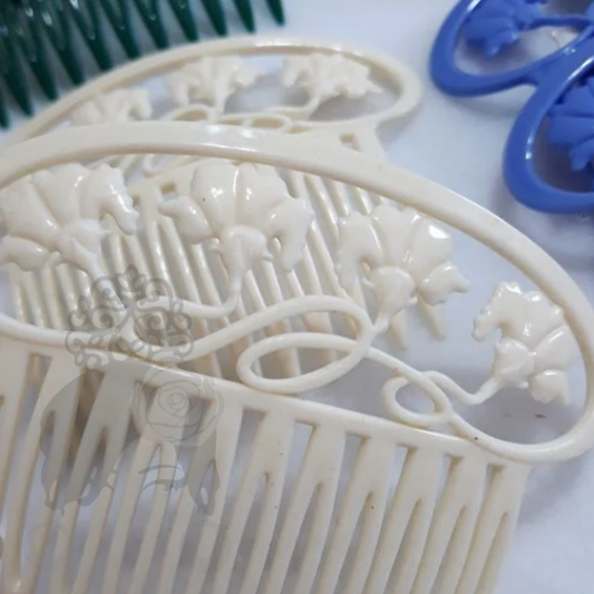 Penecillo Plástico Flores (conjunto)