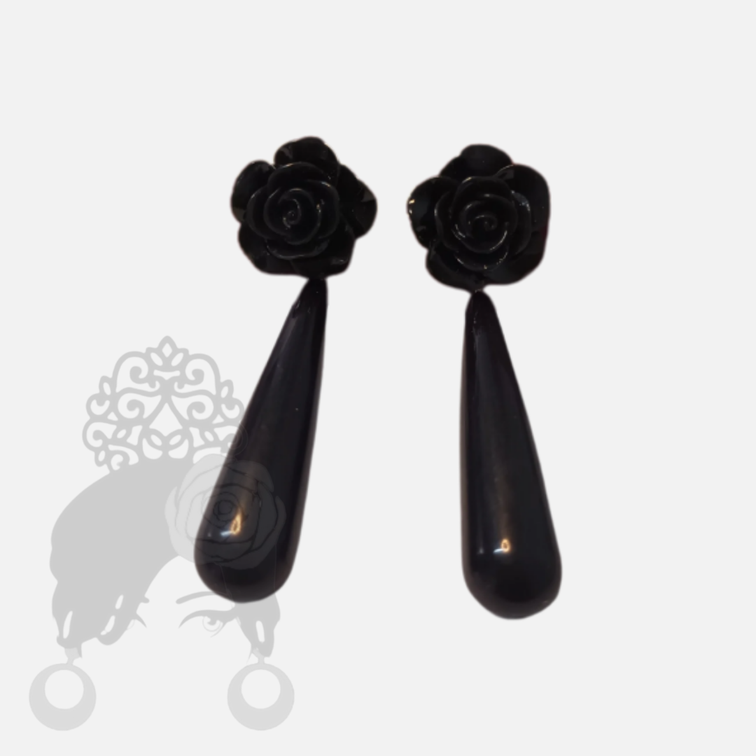Teardrop-Flower Earring