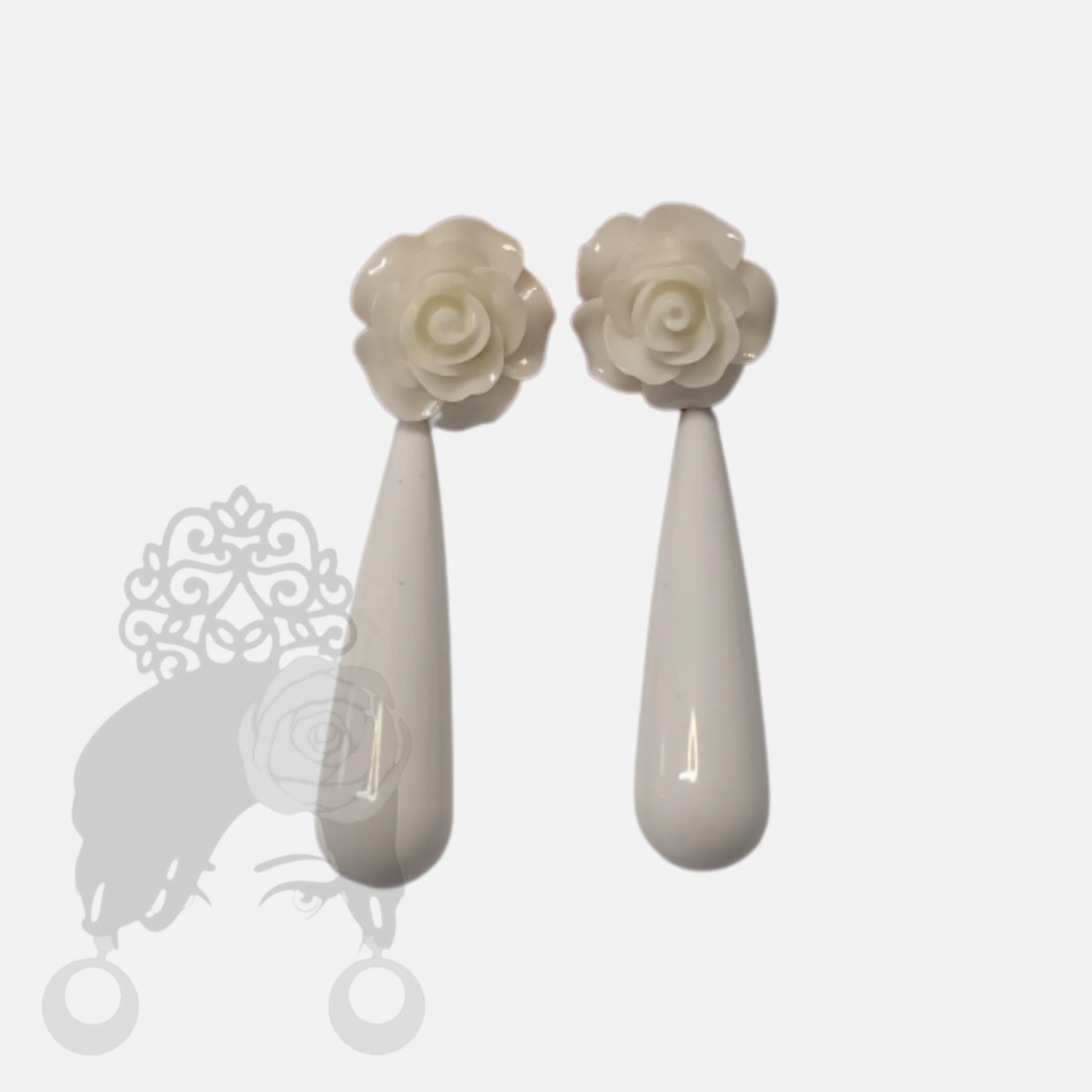 Teardrop-Flower Earring