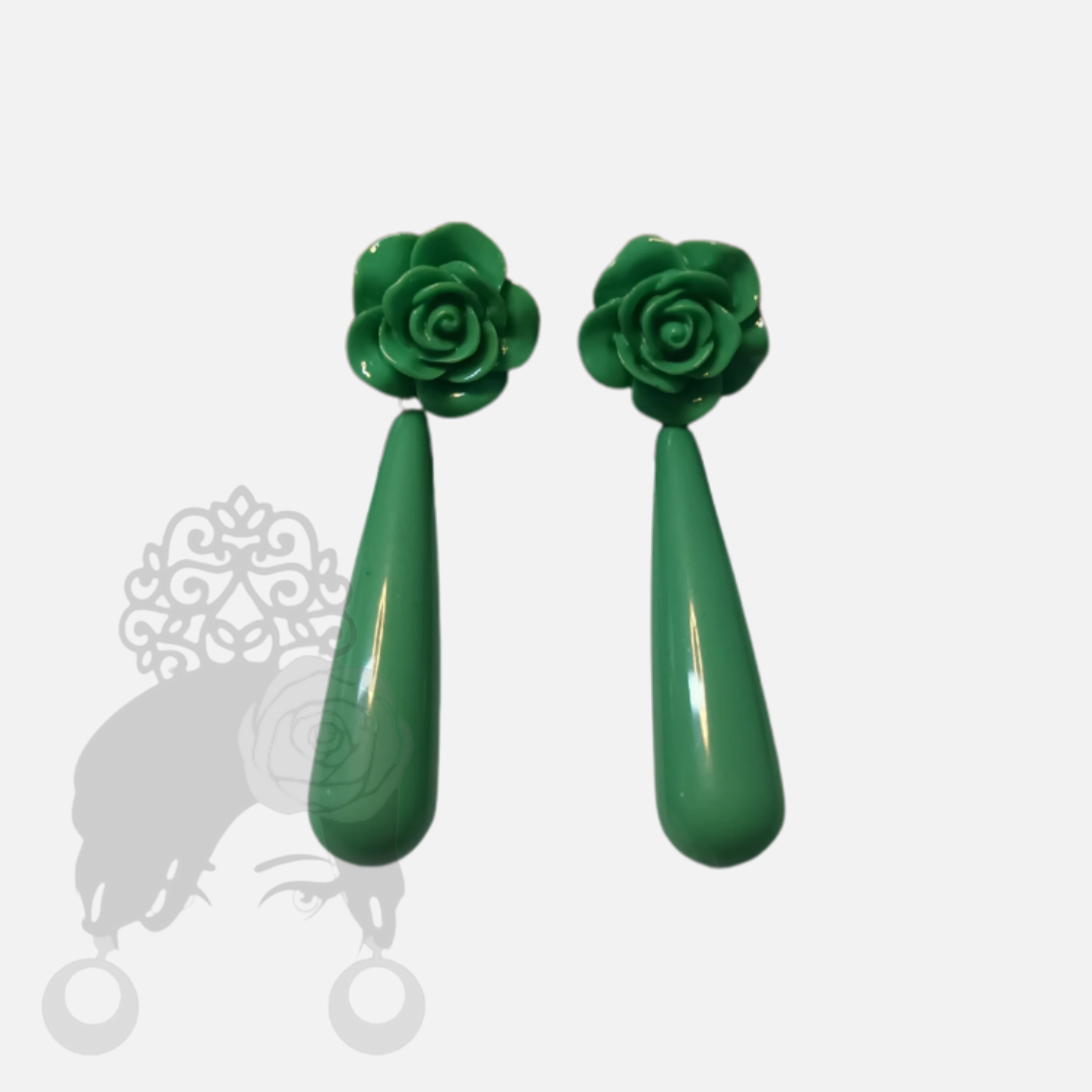 Teardrop-Flower Earring