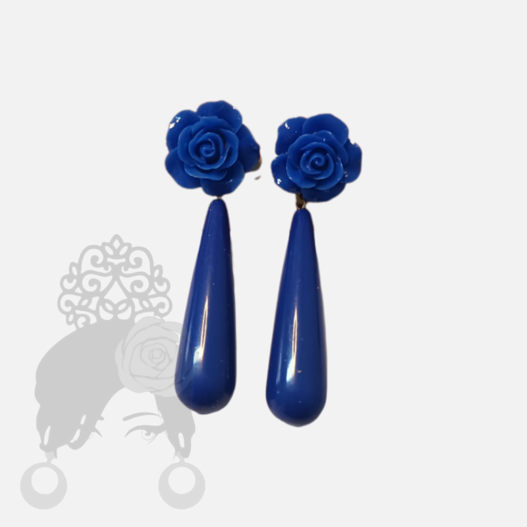 Teardrop-Flower Earring