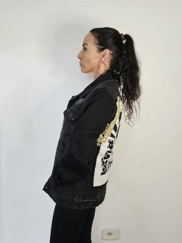 Lola Black Jeans Jacket