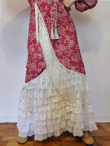 Vestido Naturales Flecos