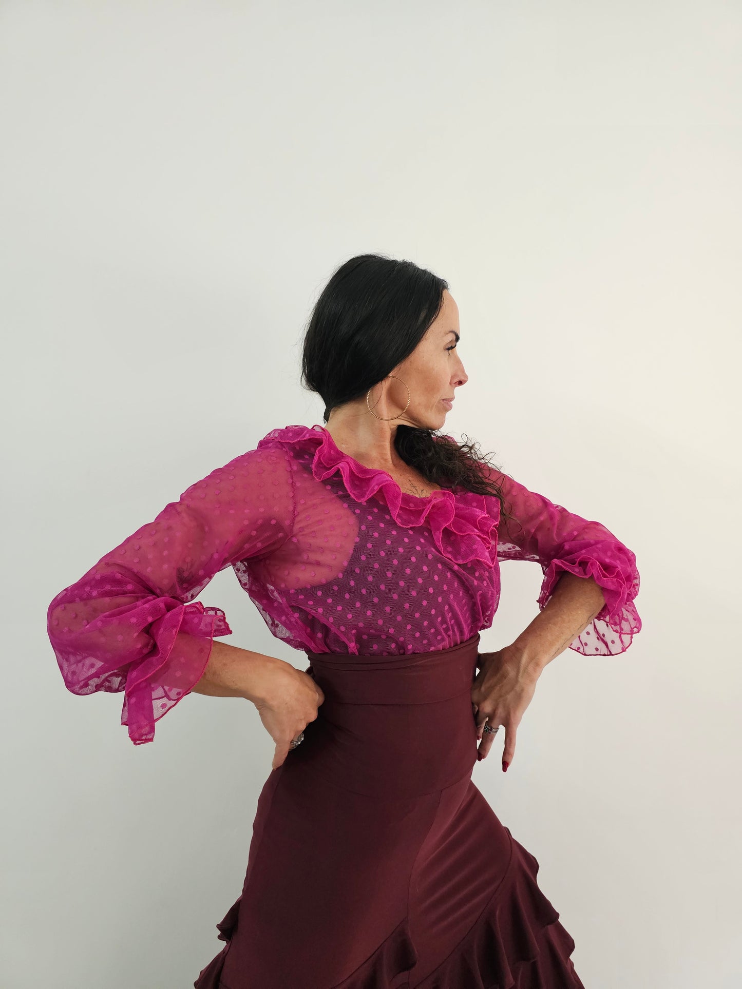 Tulle Cantiñas Blouse