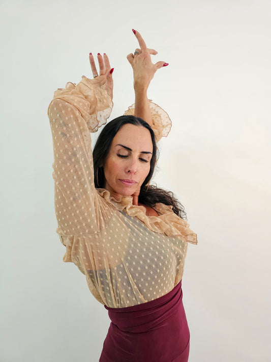 Blusa Cantiñas de Tul